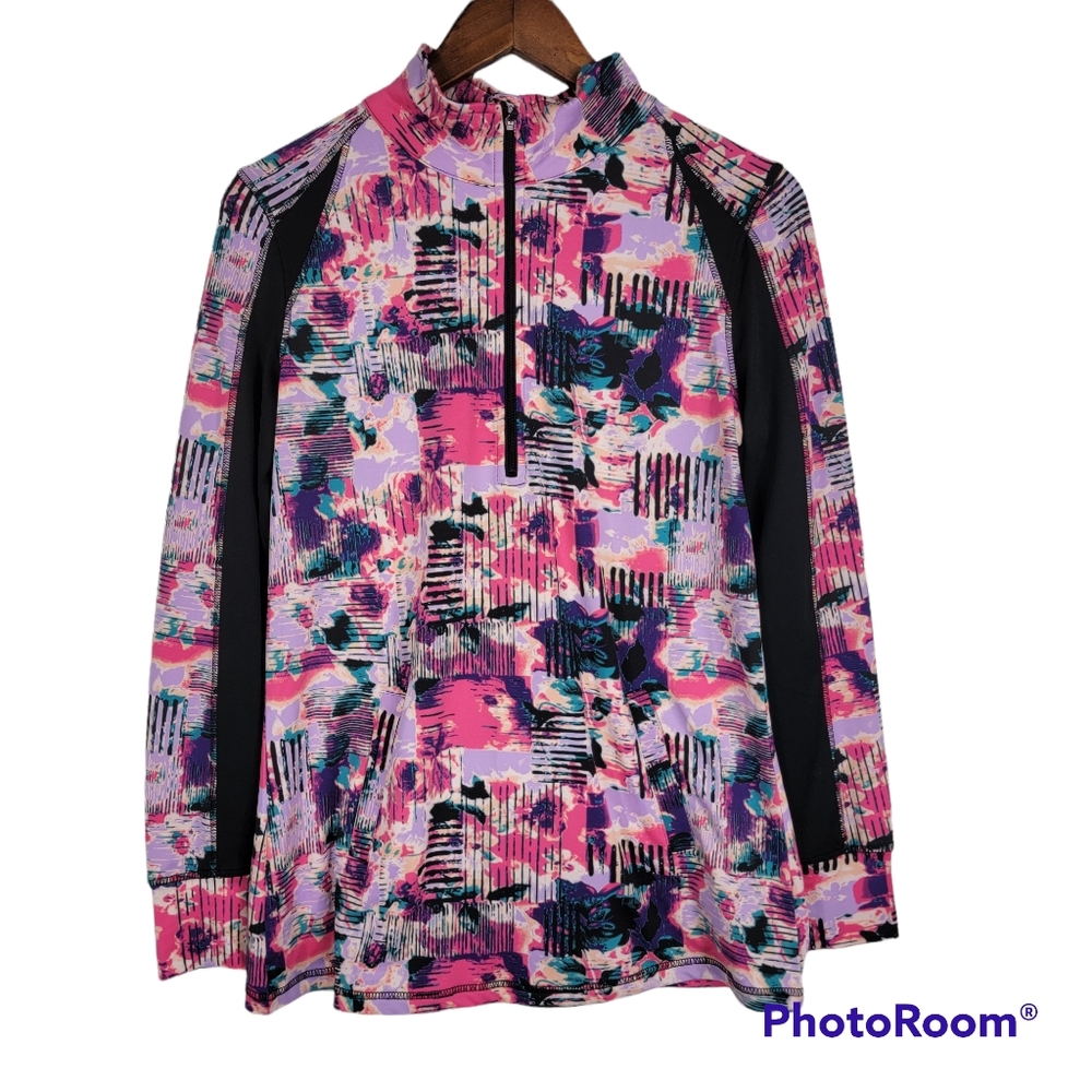 Christopher & Banks Active 1/2 Zip Top‎ Sz Small